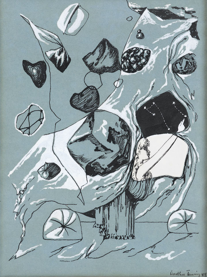 Untitled (Study for Troisième péril  from Les 7 périls spectraux)