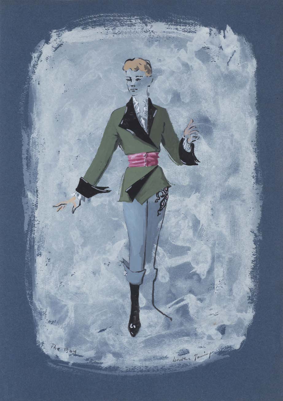The Boy,  costume design for The Witch, a ballet by John Cranko
