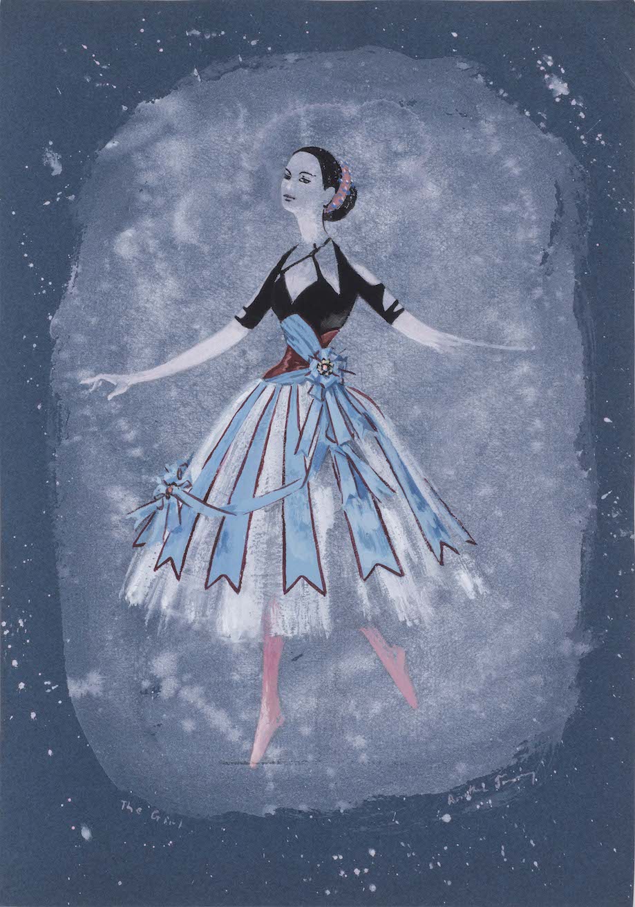 The Girl,  costume design for The Witch, a ballet by John Cranko