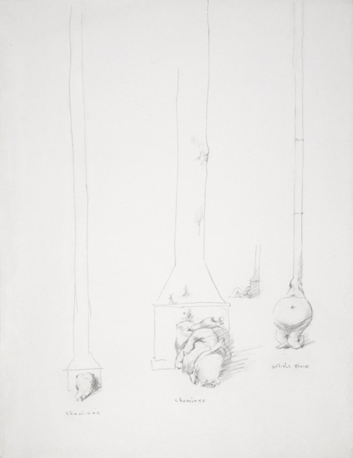 Studies for H&ocirc;tel du Pavot, Chambre 202