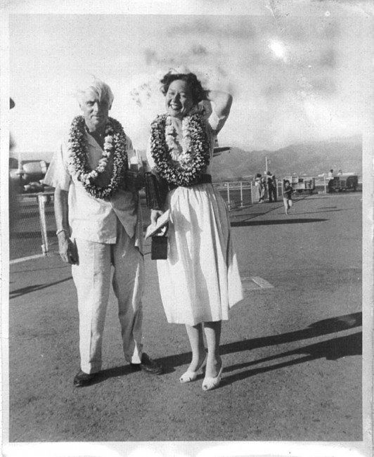 Dorothea Tanning and Max Ernst, Honolulu