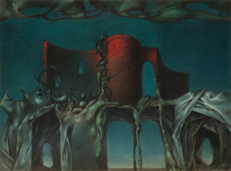 Set design for <i>The Witch,</i><i> </i>a ballet by John Cranko