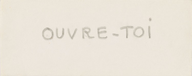 <i>Ouvre-Toi </i>(Cover for the exhibition catalogue <i>Ouvre-Toi</i>)