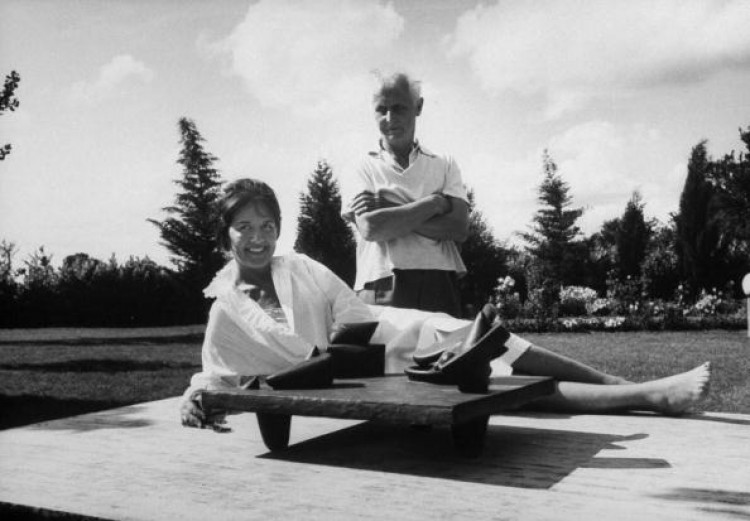 Dorothea Tanning and Max Ernst, Huismes, France