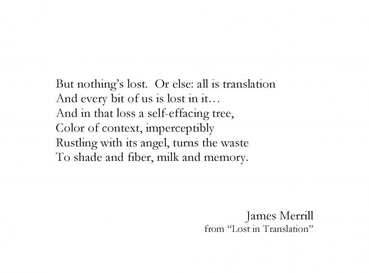 “Lost in Translation” 